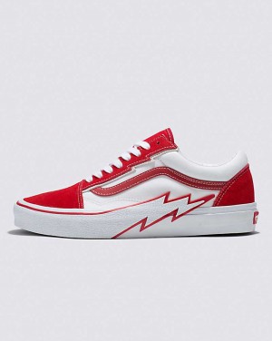 Vans Old Skool Bolt 2-Tone Shoe Men Sneakers Red / White | SC1-9490