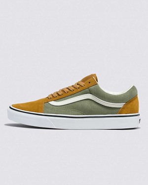 Vans Old Skool Corduroy Shoe Men Sneakers Green / Brown | SX1-2968