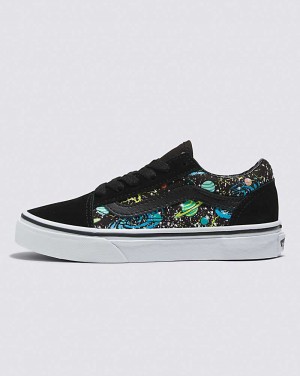 Vans Old Skool Glow Shoe Kids' Sneakers Black / White | MR1-7034