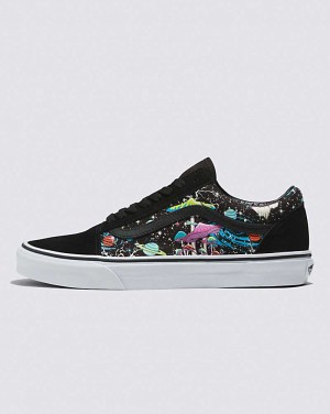 Vans Old Skool Glow Shoe Men Sneakers Black / White | QJ1-5552