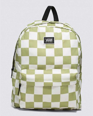 Vans Old Skool H20 Women Backpacks Green Olive | GD1-7840