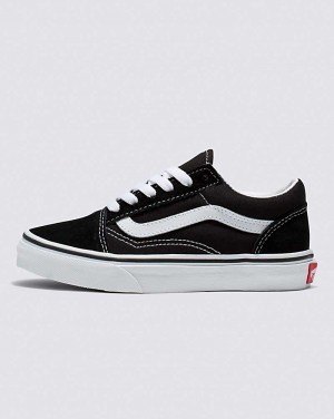 Vans Old Skool Kids' Sneakers Black / White | TW1-5695