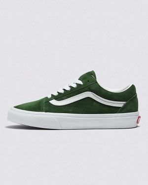 Vans Old Skool Pig Suede Shoe Women Sneakers Green | SK1-8736