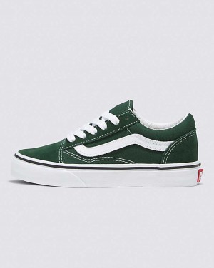 Vans Old Skool Shoe Kids' Sneakers Green | LV1-8685