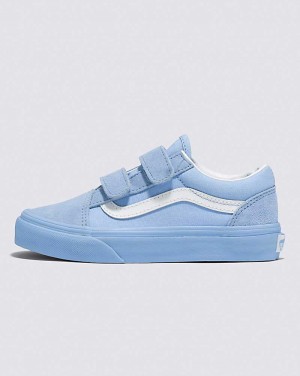 Vans Old Skool V Shoe Kids' Sneakers Blue | IX1-8085