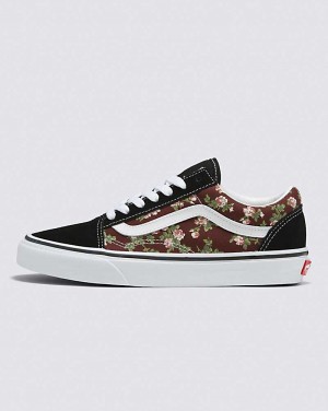 Vans Old Skool Wallflower Floral Shoe Women Sneakers Chocolate | RN1-3543