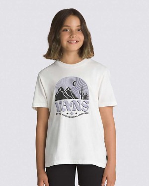 Vans Original Experience Boyfriend Kids' T Shirts White | BO1-5028