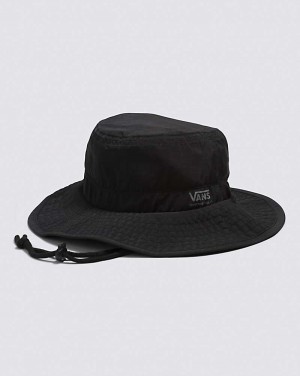 Vans Outdoors Boonie Nylon Bucket Men Hats Black | SH1-7880