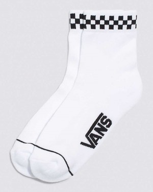 Vans Peek-A-Check Kids' Socks White / Black | DL1-1829