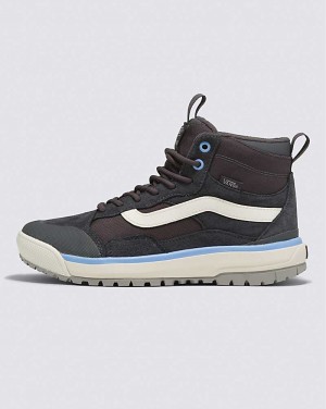 Vans Pop UltraRange EXO Hi MTE-1 Women Boots Dark Grey / Blue | XU1-1687