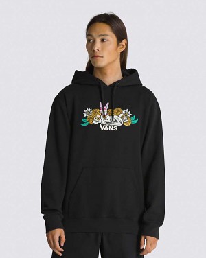 Vans Protected Dia de Los Muertos Pullover Men Hoodie Black | SA1-0485