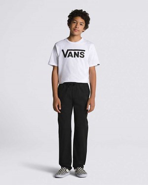 Vans Range Elastic Waist Kids' Pants Black | XQ1-7977