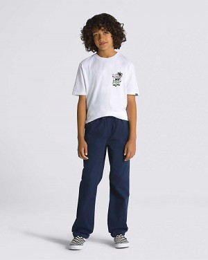 Vans Range Elastic Waist Kids' Pants Blue | HV1-2829