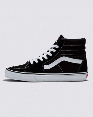 Vans SK8-Hi Classics Shoe Women High Top Sneakers Black / Black / White | MU1-6760