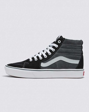 Vans SK8-Hi ComfyCush Corduroy Shoe Men High Top Sneakers Black / Blue | WS1-0190