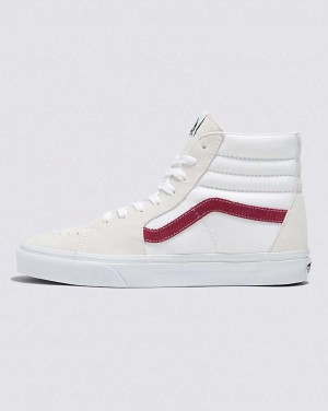 Vans SK8-Hi Corduroy Shoe Men High Top Sneakers Red / White | AK1-6441