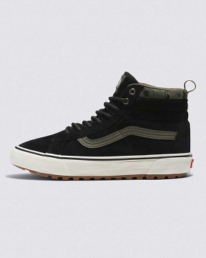 Vans SK8-Hi MTE-1 Shoe Women High Top Sneakers Camo Black / White | KH1-8198