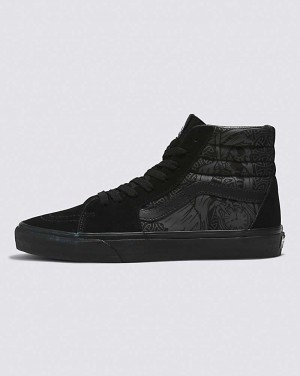 Vans SK8-Hi Shoe Women High Top Sneakers Black / Black | FP1-7571