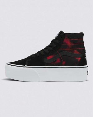 Vans SK8-Hi Tapered Stackform Glow Shoe Women High Top Sneakers Black | TV1-0782