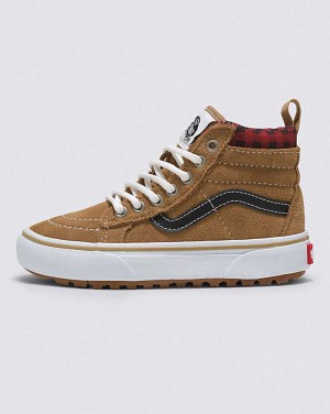 Vans Sk8-Hi MTE-1 Shoes Kids' High Top Sneakers Brown / Black | RM1-2825