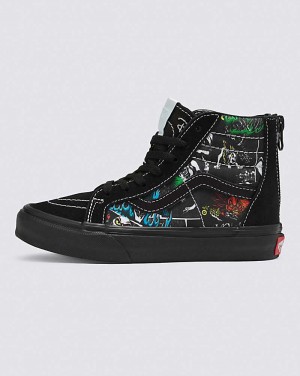 Vans Sk8-Hi Zip Shoe Kids' High Top Sneakers Multicolor | RV1-2864