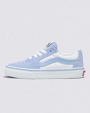 Vans Sk8-Low Varisty Shoe Kids' High Top Sneakers Blue | LY1-2802