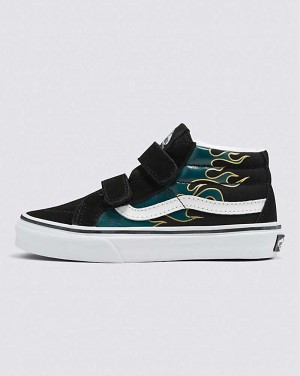 Vans Sk8-Mid Reissue V Shoe Kids' High Top Sneakers Black / Multicolor | PF1-3200