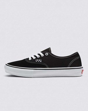 Vans Skate Authentic Skate Shoe Men Skate Shoes Black / White | FH1-9130