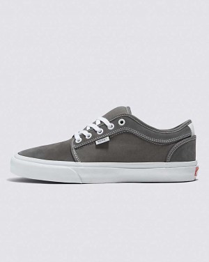 Vans Skate Chukka Low Shoe Men Skate Shoes Grey / White | QP1-6055