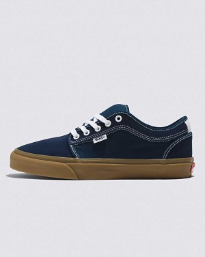 Vans Skate Chukka Low Shoe Men Skate Shoes Blue / Brown | HO1-0678