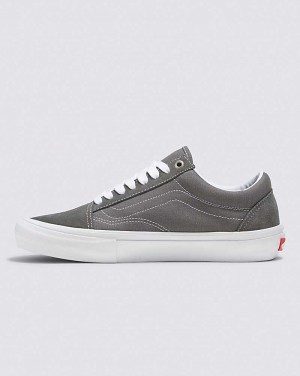 Vans Skate Old Skool Shoe Women Skate Shoes Grey / White | YJ1-9099