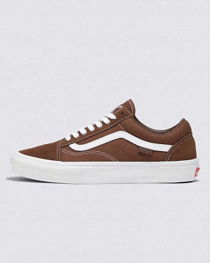 Vans Skate Old Skool X Nick Michel Shoe Men Skate Shoes Brown / White | MD1-0235