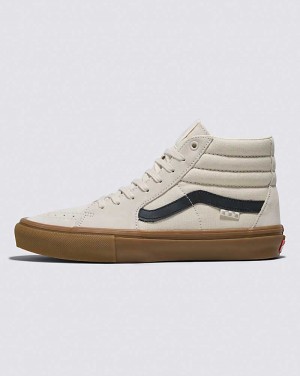 Vans Skate SK8-Hi Shoe Men Skate Shoes Beige | OX1-9079