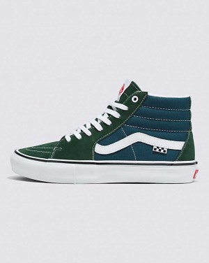 Vans Skate SK8-Hi Shoe Women Skate Shoes Green | SI1-2644