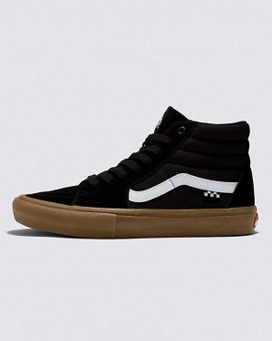 Vans Skate SK8-Hi Skate Shoe Men Skate Shoes Black / Brown | ER1-7432