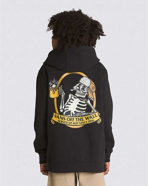 Vans Skull Pullover Kids' Hoodie Black | GD1-3254