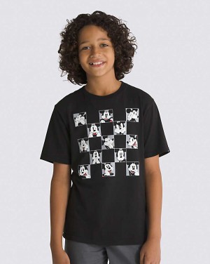 Vans Snapshot Kids' T Shirts Black | NA1-6383