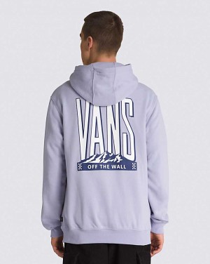 Vans Tall Views Pullover Men Hoodie Purple | ZQ1-8140