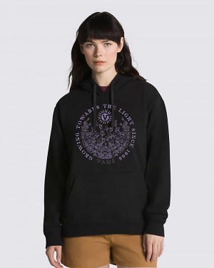 Vans The Light Pull Over Women Hoodie Black | CO1-9331