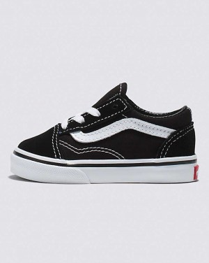 Vans Toddler Old Skool Shoe Kids' Sneakers Black / White | CZ1-0684