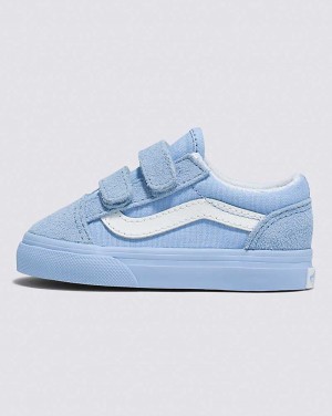 Vans Toddler Old Skool V Shoe Kids' Sneakers Blue | QN1-3371