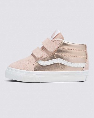 Vans Toddler Sk8-Mid Reissue V Shoe Kids' Sneakers Rose Gold | RO1-6782