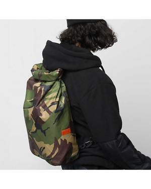 Vans X RÆBURN Rolltop Men Backpacks Camo | TR1-6965