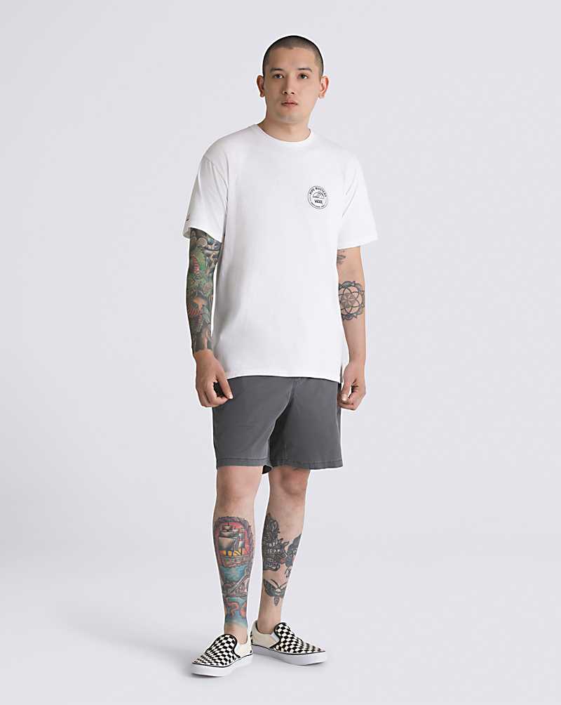 Vans 2023 Pipe Masters Poster Men T Shirts White | BK1-8762