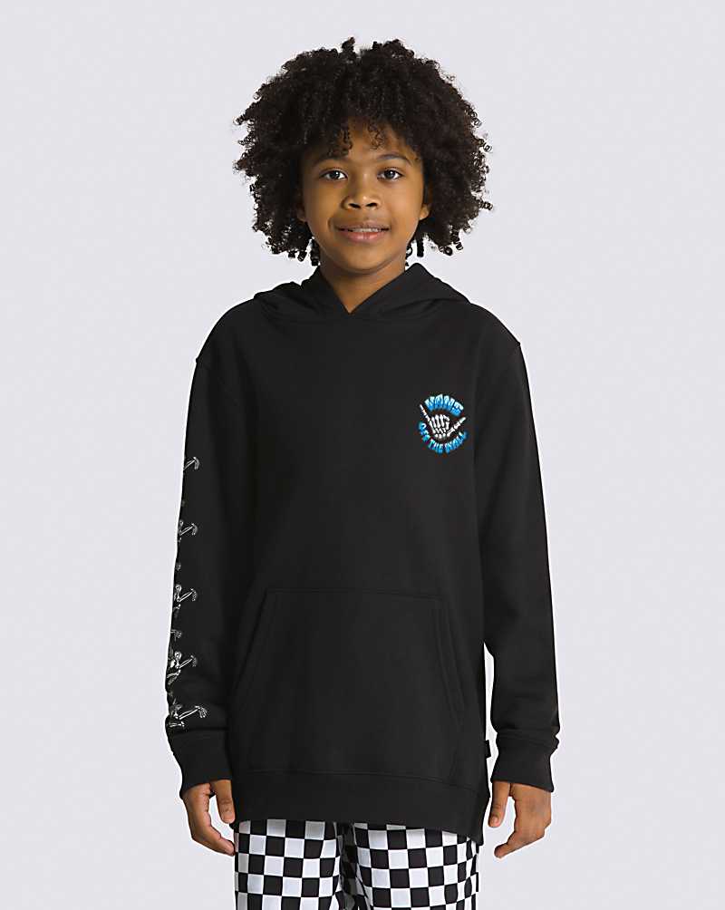 Vans 66 Shredders Pullover Kids' Hoodie Black | ZK1-8500