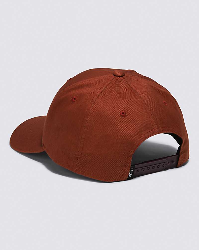 Vans 66 Structured Jockey Men Hats Orange Red | TM1-6983