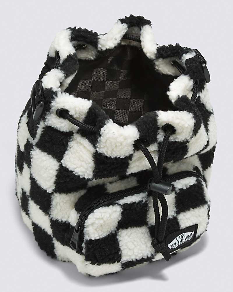 Vans ABD Bucket Bag Women Bags Black / White | XF1-8837