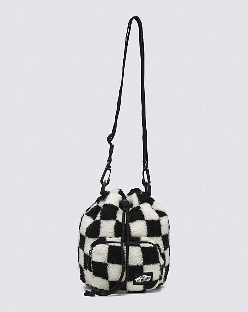 Vans ABD Bucket Bag Women Bags Black / White | XF1-8837