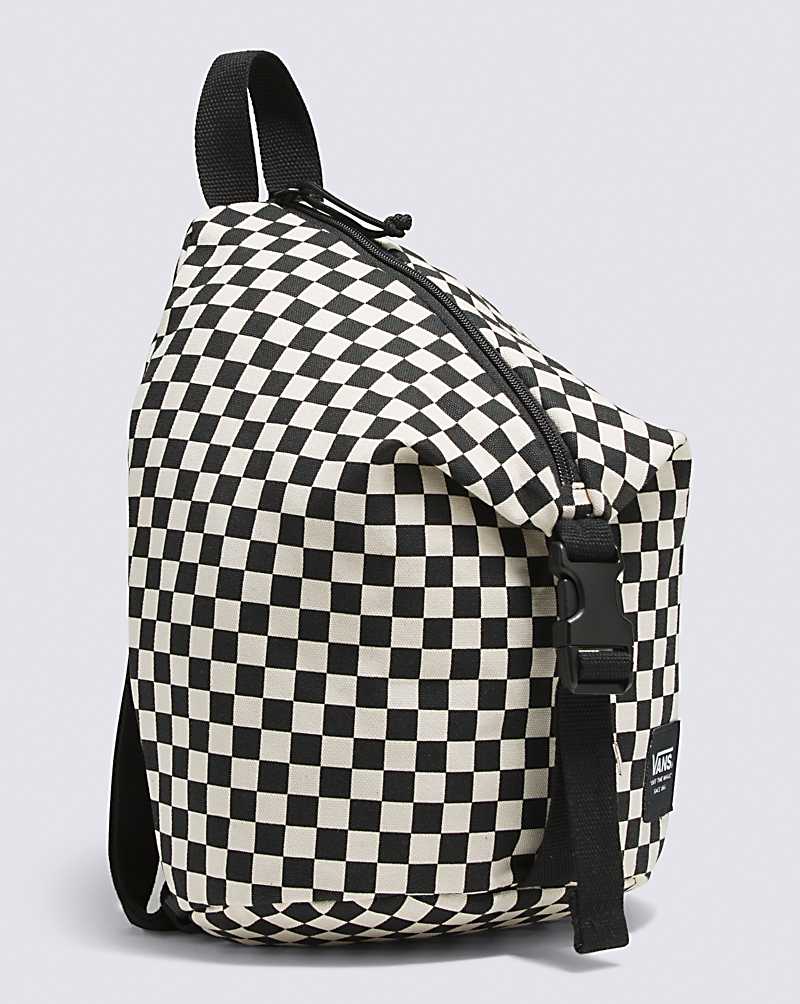 Vans All Access Mini Women Backpacks Black / White | VL1-8446