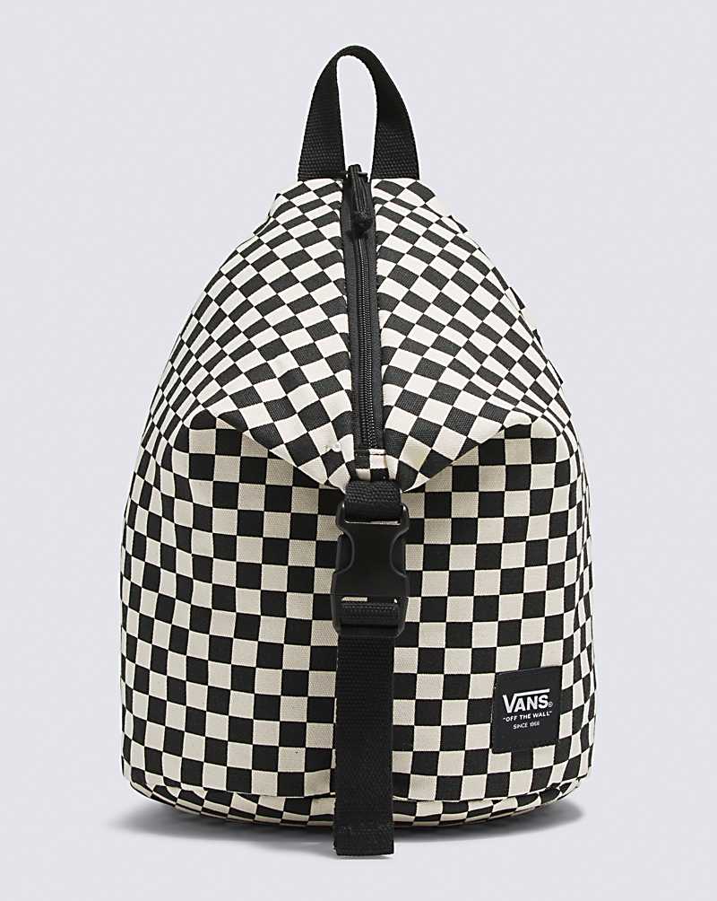 Vans All Access Mini Women Backpacks Black / White | VL1-8446